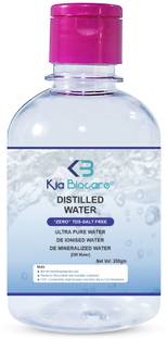 KIA BIOCARE Distilled Water for Battery/Medical Equipment/Chemicals or Cosmetics Formulation Kitchen Cleaner