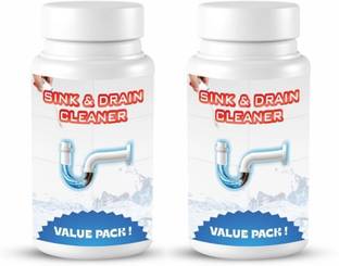 H K GROUP Drain Cleaner Instant Drainage Block Remover Sink Cleaner, Pack of 2 Kitchen Cleaner