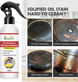 CHITAKSH Multi-Purpose Foam Cleaner Kitchen Cleaner Spray Grease Stain Remover Kitchen Cleaner
