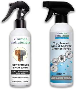 zimmer aufraumen Rust Remover Spray + Tap Cleaner Combo(500ml) Kitchen Cleaner