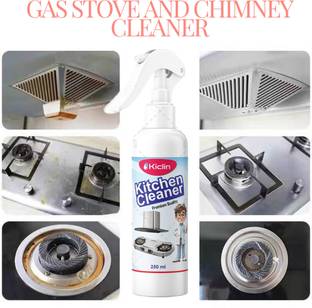 kiclin gasstove heavy stain remover spray for all type oil&other cooking stain remove Kitchen Cleaner