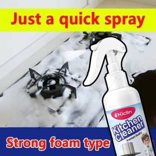 kiclin gasstove cleaning spay for oil and other cooking heavy stain remover Kitchen Cleaner