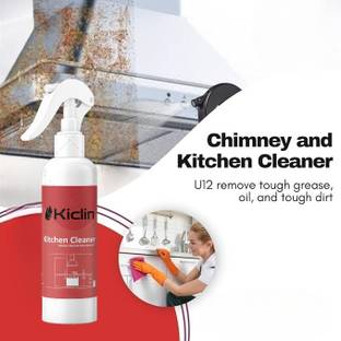 kiclin Chimney Cleaner Spray & Kitchen Degreaser |Grease stain remover spray bottle Kitchen Cleaner