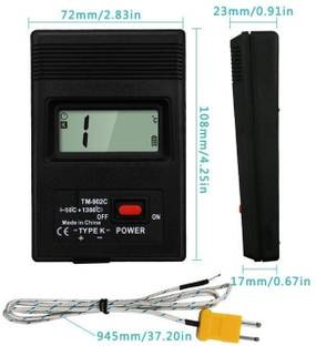 GoodsBazaar TM-902C Industrial Digital Thermometer Meter Thermocouple K Type Probe Sensor Digital Multimeter