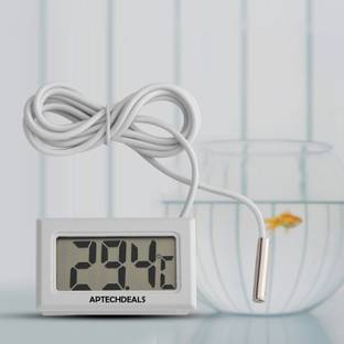 APTECHDEALS Mini LCD digital thermometer sensor wired for Room temperaure/fridges, Indoor Outdoor Portable Pocket LCD Electronic Temperature Meter Tester Instant Read Thermocouple Instant Read Thermocouple Kitchen Thermometer