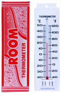 Divinext Wooden Body Wall Thermometer for Room Temperature Degrees Celsius Fahrenheit Meter Plastic Wall Thermometer Room Thermometer Temp Meter Pinless Analog Moisture Measurer