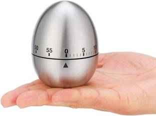 DONDA Egg Shape Kitchen Timer Cute & Manual, Mechanical Visual Rotating Alarm Analog Kitchen Timer