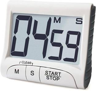 POXEFLIP Digital Kitchen Timer - 3" Large Display, Stopwatch Loud Alarm Magnetic Back Digital Kitchen Timer