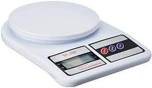 SHOPEXNOW 1gm to 10kg Electronic Weighing Scale (White) Digital Kitchen Timer