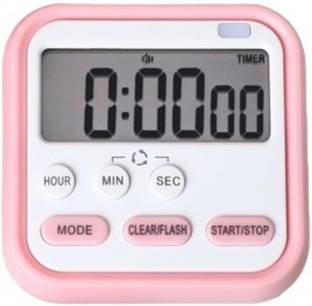 DANSR 24-Hours Digital Timer with Clock for Cooking, Loud Alarm & Strong Magnet Digital Kitchen Timer