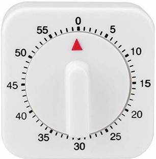mLabs 60 Minutes Manual Timer Mechanical Reminder Alarm Clock Kitchen Timer Analog Kitchen Timer