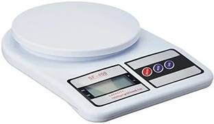 SHOPEXNOW 1gm to 10kg Electronic Weighing Scale (White) Digital Kitchen Timer
