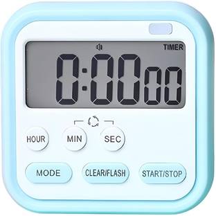 Krusan Magnetic Timer Count-Down & Stopwatch, with Large LCD Display and Loud Alarm Digital Kitchen Timer
