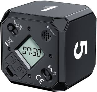 Portronics Timeout, Smart 1, 5, 7, 9 Minute Count Down Timer Cube with Audio Visual Alarm Digital Kitchen Timer