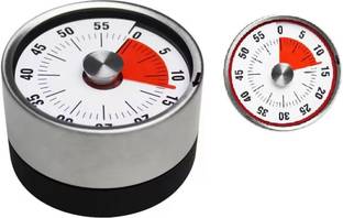 NH WORLD 60 Minutes Multipurpose Mechanical Timer For Kitchen,Visual Countdown Timer Analog Kitchen Timer