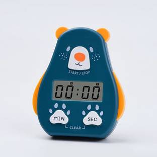 UniKart Digital Cooking Timer with Loud Alarm LCD Display & Retractable Stand -Navy Blue Digital Kitchen Timer