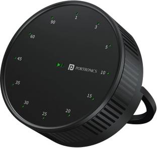 Portronics Tixie Rotational Countdown Timer With 12 Timing Gear & Magnetic Attachments Digital Kitchen Timer