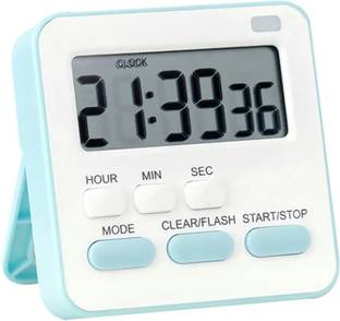 Lellow Blue Digital Timer Kids, Kitchen, Cooking, Classroom, Exercise, Oven, Baking Digital Kitchen Timer