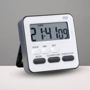 UniKart Black Digital Timer Kids, Kitchen, Cooking, Classroom, Exercise, Oven & Baking Digital Kitchen Timer