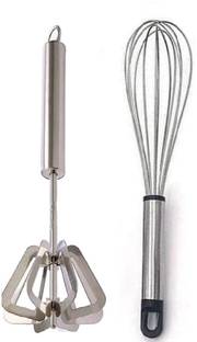 AKsells Multipurpose Egg Whisker and whisker combo Handblender pack of 2 Kitchen Tool Set
