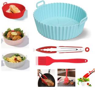 SCIVER "Air Fryer Essentials: Tray, Brush, Tongs - Complete Your Kitchen Arsenal!" Kitchen Tool Set