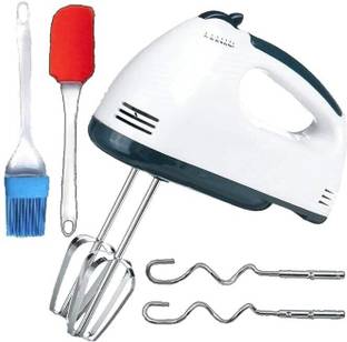 Philocaly Enterprise Electric Hand Mixer 7Speed Beaters, Dough Hook Spatula and Oil Brush, Kitchen Tool Set