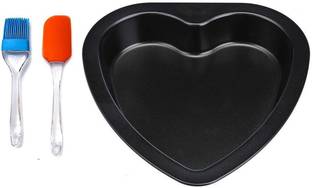 ALAMDAAR Heart Microwave Safe OTG Safe Cake Combo Kitchen Tool Set