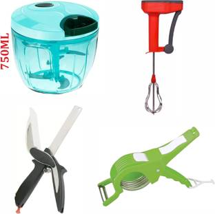 Elderbuy Chopper 750ML,Hand Blender,Clever Cutter,Peeler Cutter Kitchen Tool Set