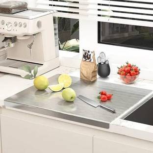 Sanura Platform Chopping Board For Slice Vegetable , Fruit etc. High Quality Steel Kitchen Tool Set