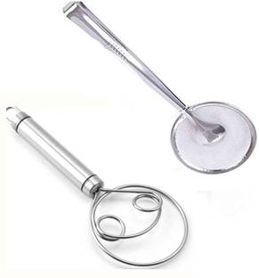 ExcitingDEalz Dough Maker Tool + 2 in 1 Fry Tool Filter Spoon Strainer Best Kitchen Combo Kitchen Tool Set