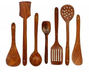 APEX ARTS Includes Kitchen and Cooking Spoon Wooden Ladle