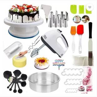 wishku Cake Combo ALL set for kitchen and bakery (All Product Washable & Reusable) Kitchen Tool Set