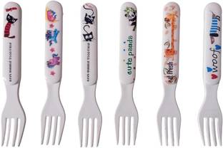 Da Novira Kids Fork Spoon Silicone Baby Fork Set