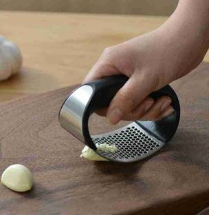 TDX Stainless Steel Garlic Ginger Press Masher Portable Kitchen Tool Set