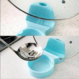 Flipkart SmartBuy Kitchen multifunctional pot lid rack spatula rack plastic non-slip kitchen rack Kitchen Tool Set