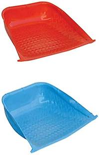 PMW Plastic Muram Plastic Rice Cleaner for Kitchen - Pack of 2 (Multicolor) Kitchen Tool Set