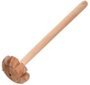 Danish Wooden Mathani, Mixer,Hand Blender(Saag/Dal/Lassi Ghotni) Kitchen Tool Set