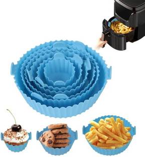 SivaSales Silicone air fryer tray 6 pcs set Kitchen Tool Set
