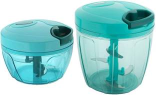 QUPSY Fruit & Vegetable 450ml + 900ml Chopper Combo/Dori Chopper For Onion Kitchen Tool Set