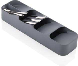 Cinura Utensil Kitchen Rack Plastic Kitchen Cutlery Spoon Fork Storage Holder Rack, Kitchen Utensil Tray Plastic