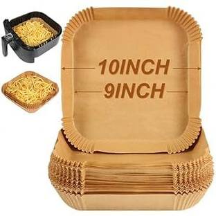 ZORIADA AIR-Fryer-Paper-Square Kitchen Tool Set