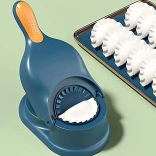 ZOMLINE Cold 2 in 1 Dumpling Maker Ghughra Momos Maker Machine Manual Dough Press