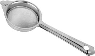 Happy Kitchen Stainless Steel Tea Strainer | Medium| Fine Mesh | Strong & Durable | Fine Mesh| Kitchen Tool Set