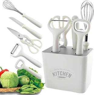 VEWIKZY Stainless Steel 6-Piece Kitchen Gadgets Set Kitchen Tool Set