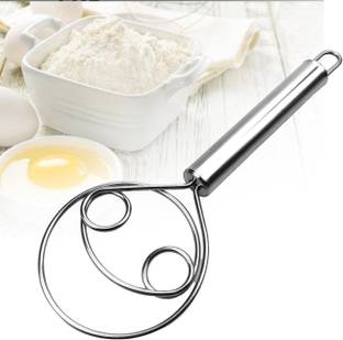 Spatlus Stainless Steel Dutch Whisk, Dough Hand Mixer Artisan Blender Kitchen Tool Set