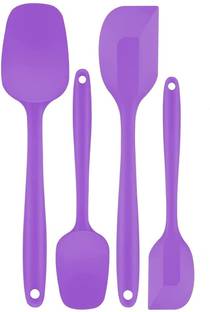 Besillia Heat Resistant Silicone Spatula Set One-Piece Design Kitchen Tool Set