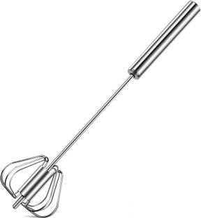 Gryty Stainless Steel Hand Push Blender, Beater Blending Lassi/Butter Milk Maker/Mixer Kitchen Tool Set