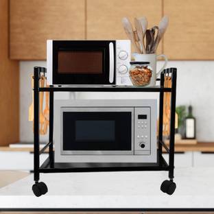 MEENA ENTERPRISES Multipurpose Kitchen Microwave Stand,OTG,Oven&Mixer Trolley,Kitchen storage rack Iron Kitchen Trolley