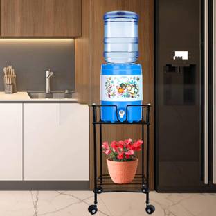 MEENA ENTERPRISES Heavy-Duty Multipurpose Matka Stand with Wheels,Matka stand,Multipurpose Stand Iron Kitchen Trolley