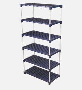 Novatic 6-Tier Rack Fruits and Vegetable Onion Trolley Container Basket for Kitchen Iron Kitchen Trolley